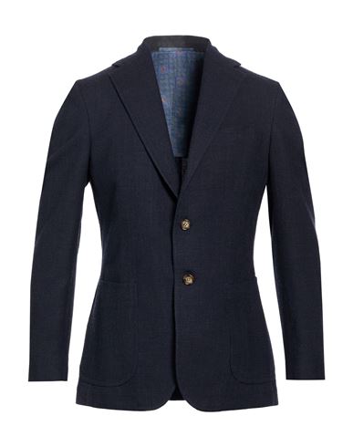 Man Blazer Midnight blue Size 38 Wool