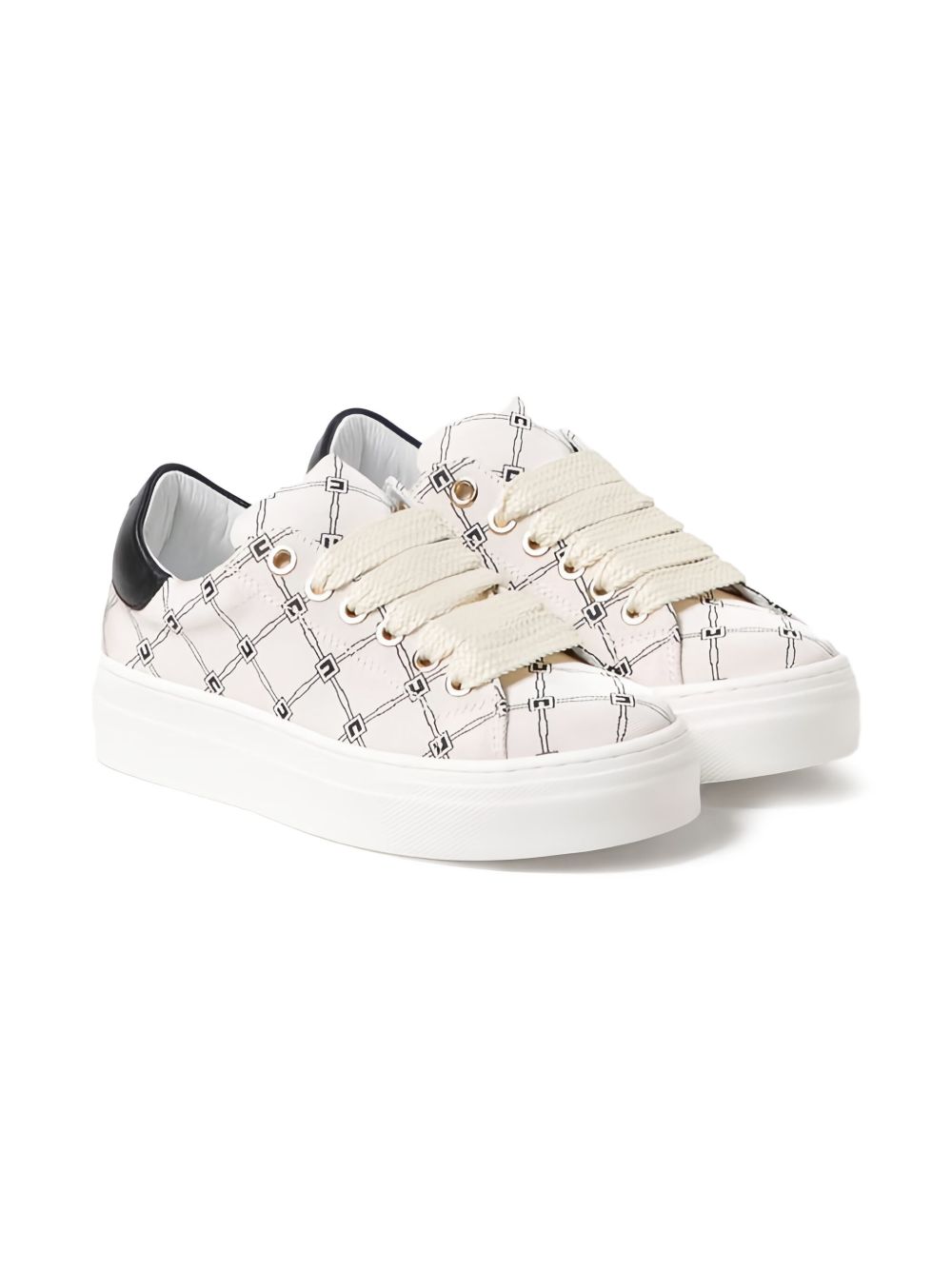 Leather sneakers - Neutrals