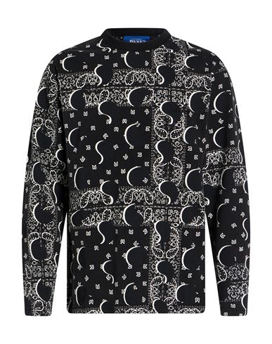 Man Sweatshirt Black Size S Cotton