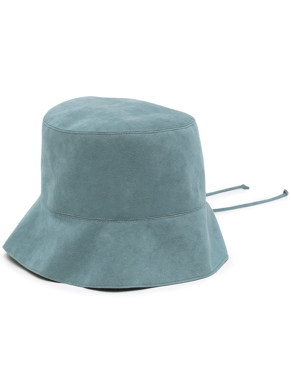 Saddle suede-effect bucket hat - Blue