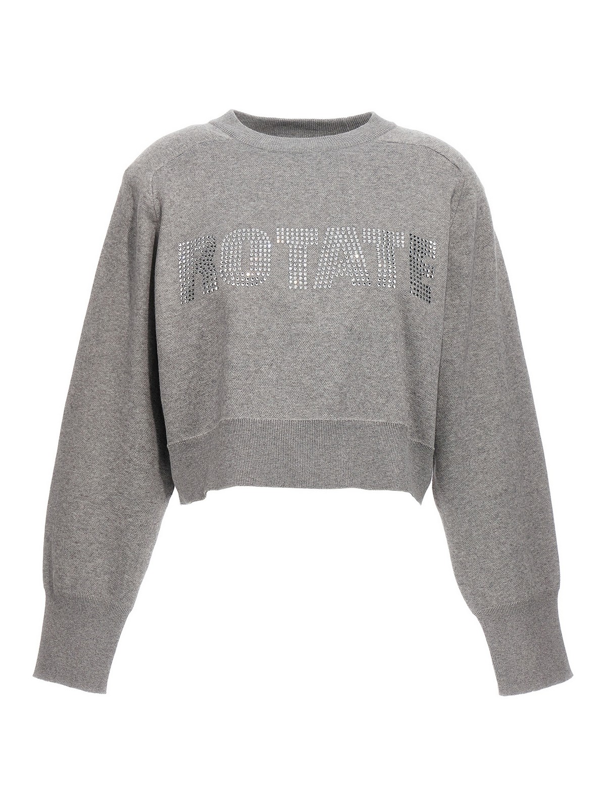 Firm knit cropped sweater