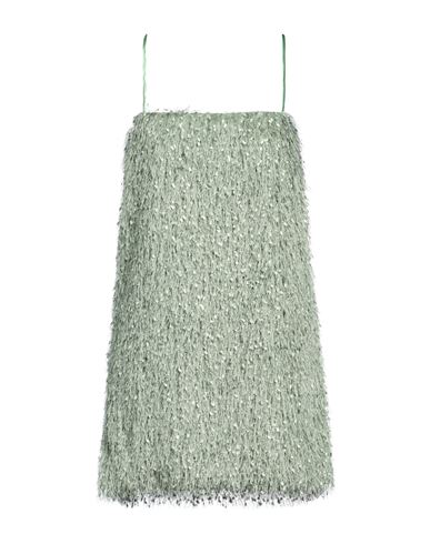 Woman Mini dress Light green Size 8 Viscose, Polyamide, Polyurethane, Elastane
