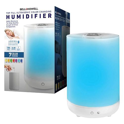 Bell & Howell Top Fill Color-Changing Humidifier