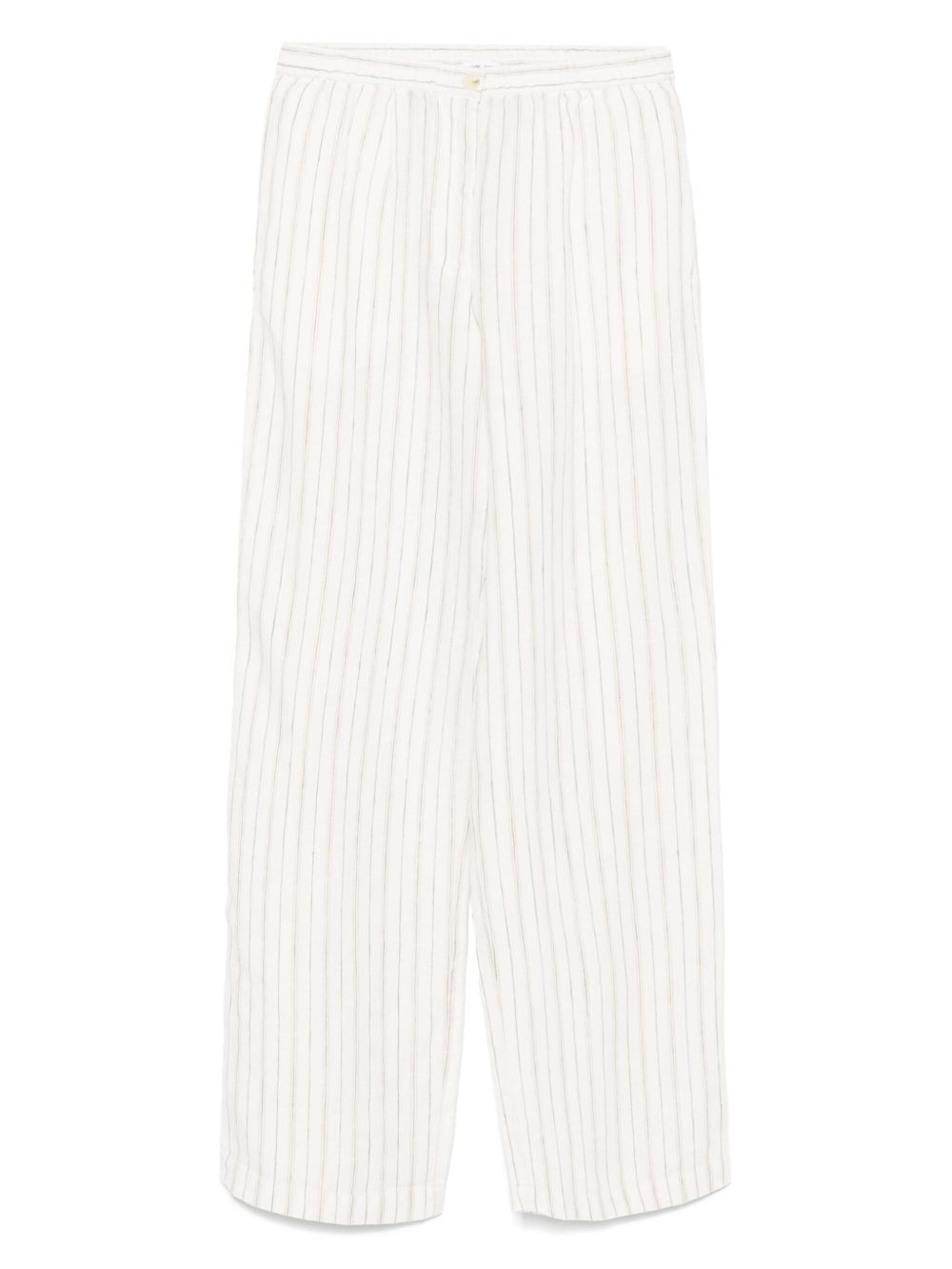 SAMSOE SAMSOE Satove trousers - White