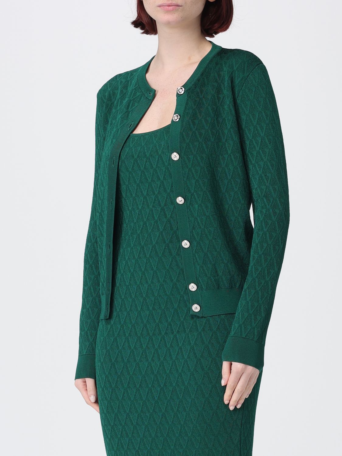 Cardigan Woman color Green