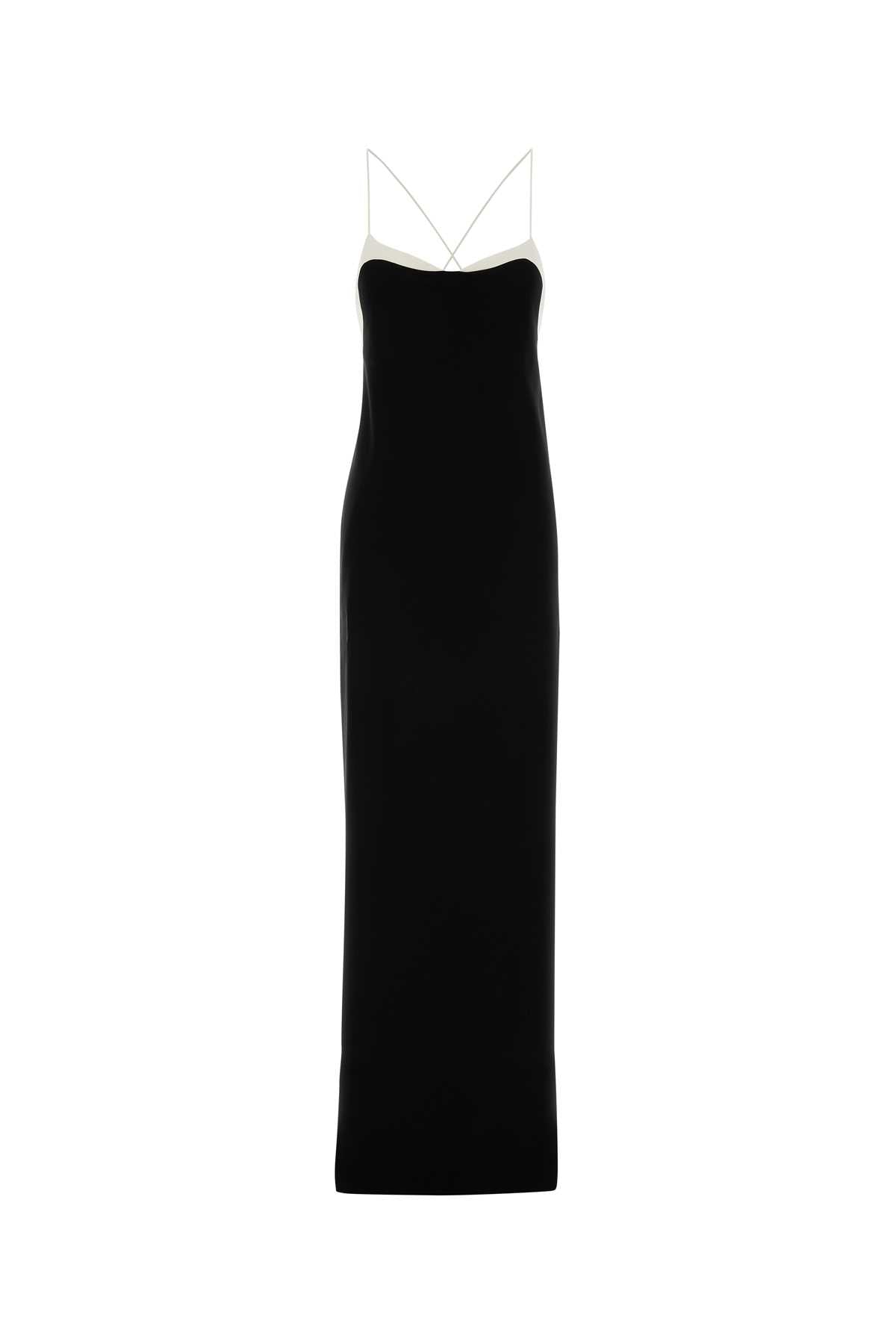 Silk Evening Dress — Black