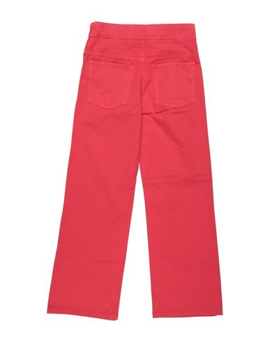L:ú L:ú By Miss Grant Kid Girl Pants Tomato red Size 14 Cotton, Elastane