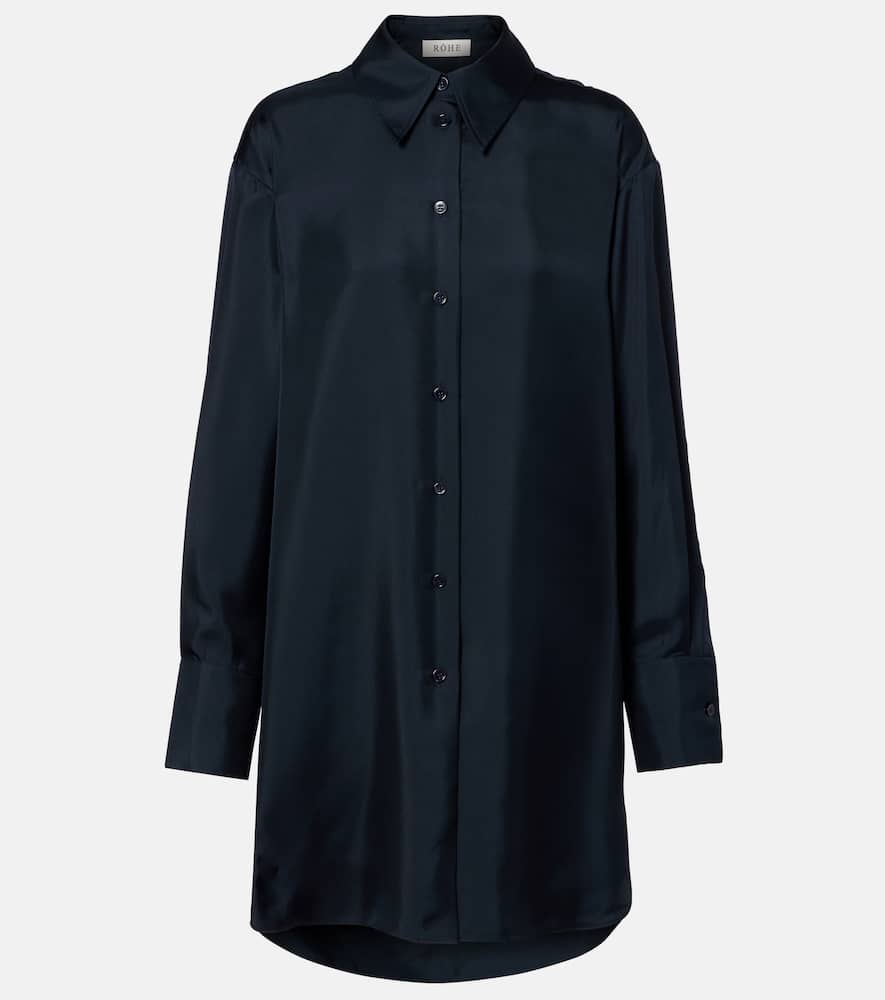 Róhe Oversized silk satin shirt