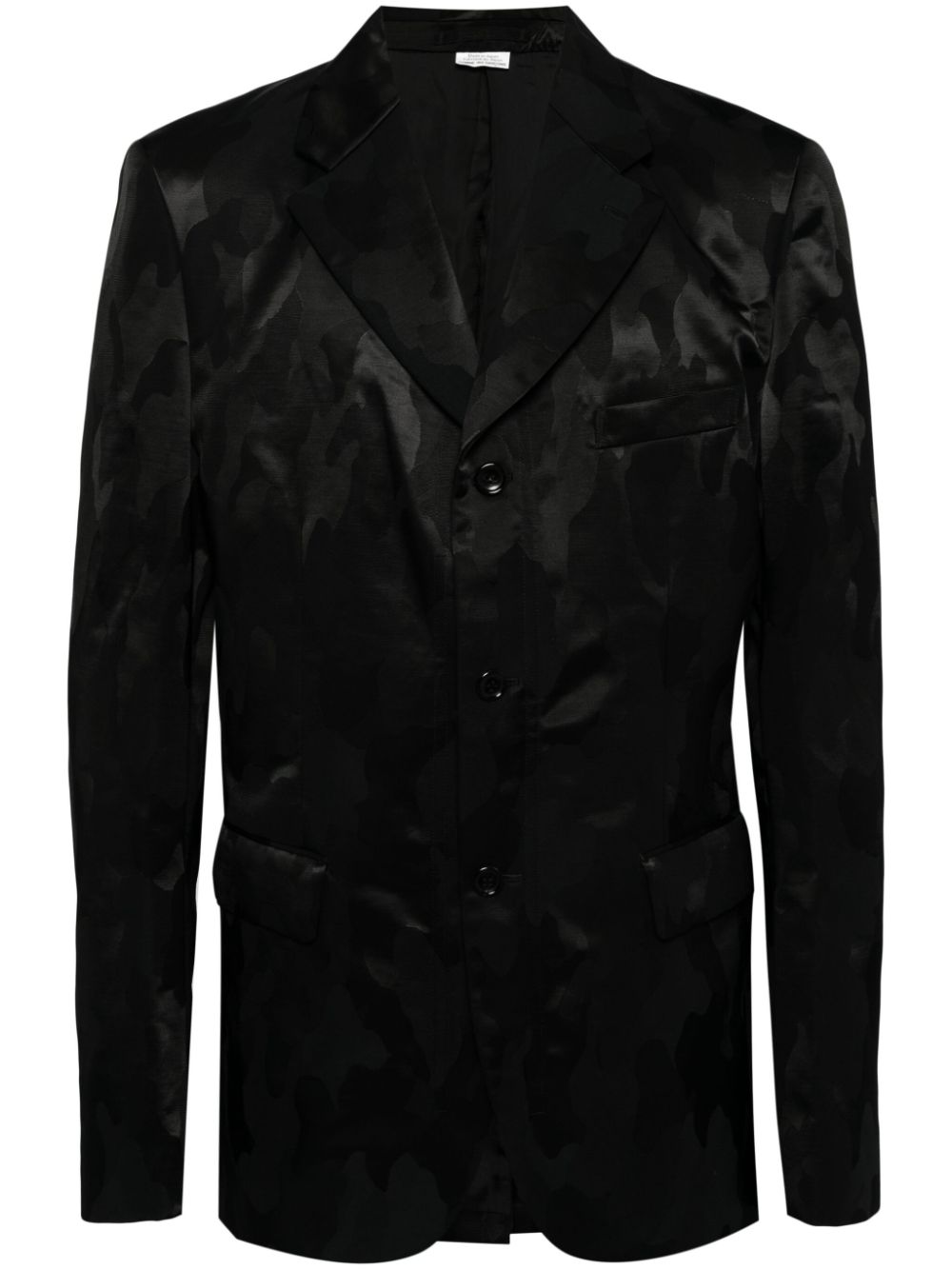 Notched lapels blazer - Black