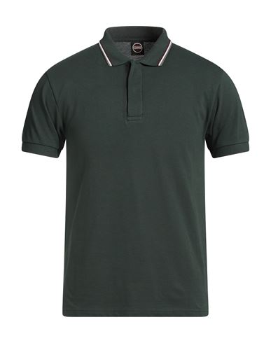Man Polo shirt Military green Size M Cotton