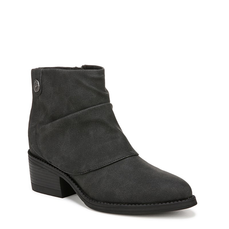 Women's Riley Cuffed Western Booties (Black)