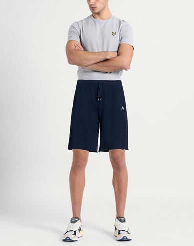 Man Shorts & Bermuda Shorts Midnight blue Size M Cotton