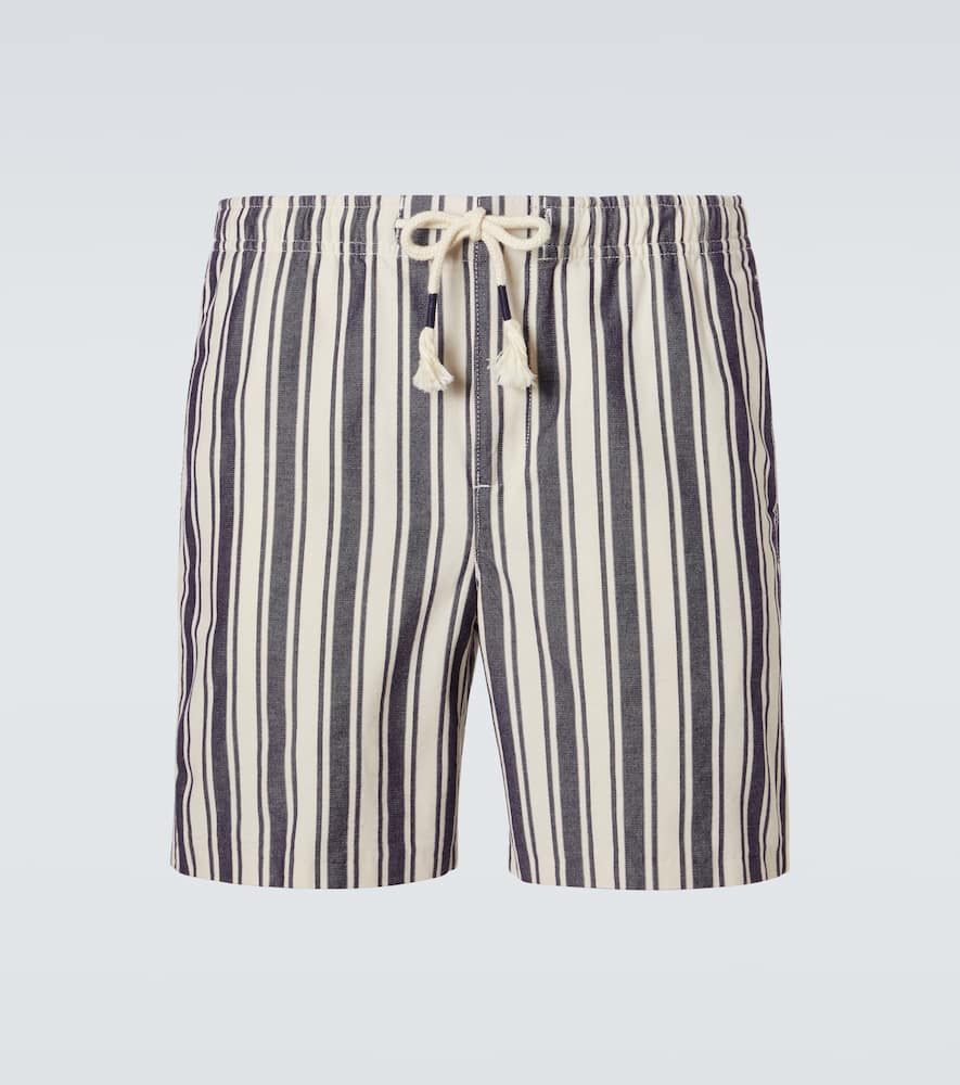 Alex striped cotton shorts