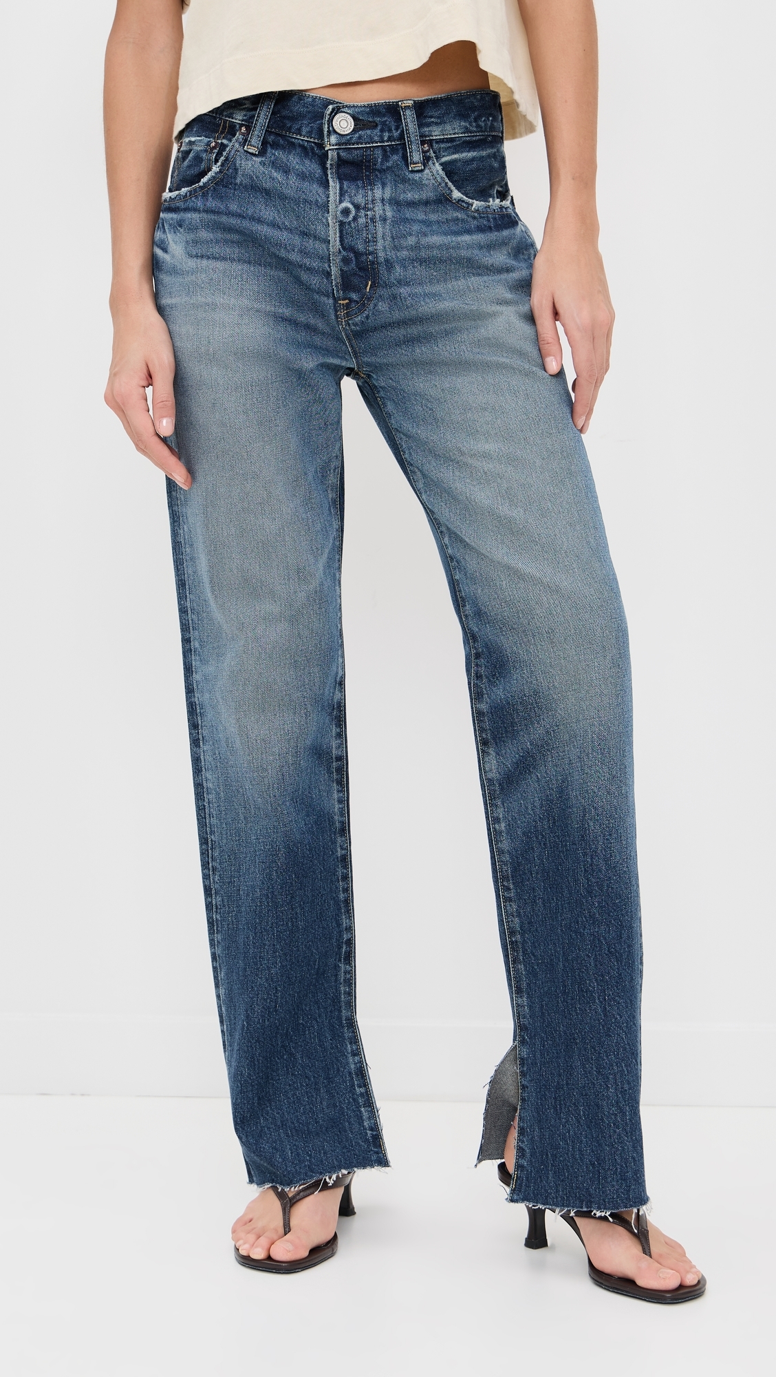 MOUSSY VINTAGE Mv Gleason Straight Jeans Blue