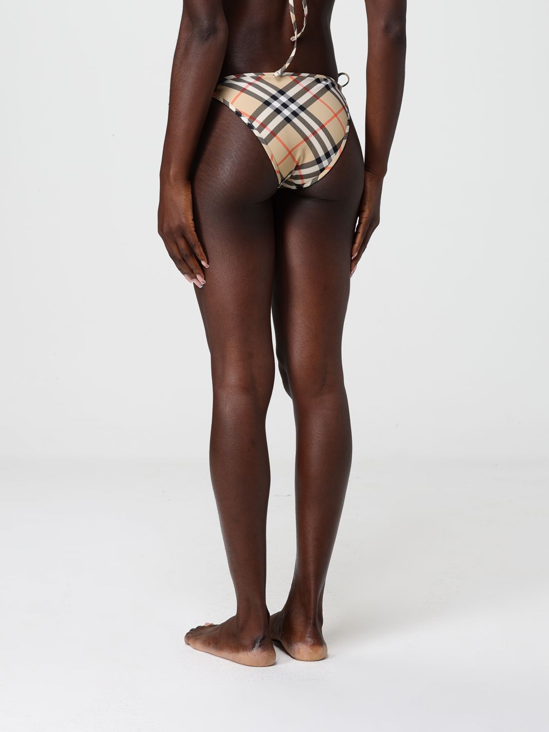 Beige Check Bikini