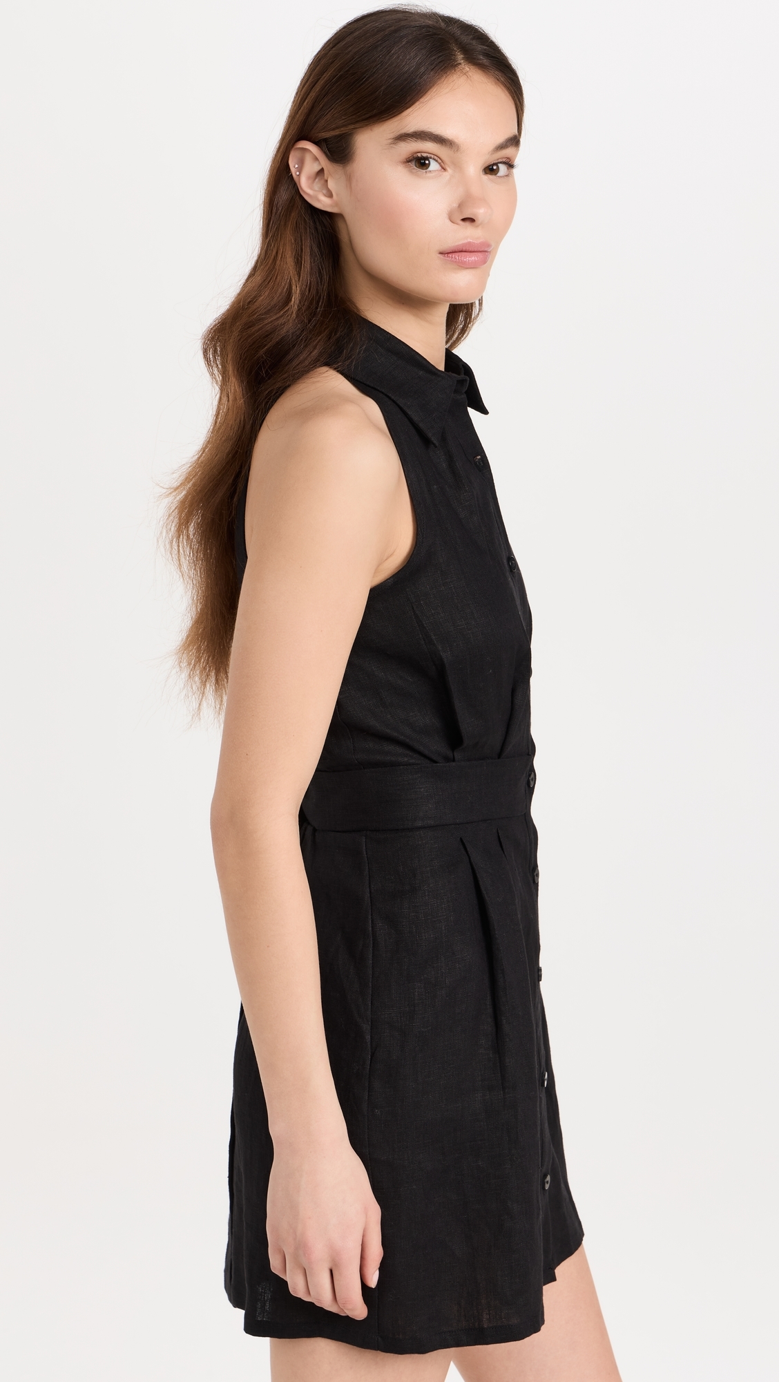 Domino Mini Dress Black