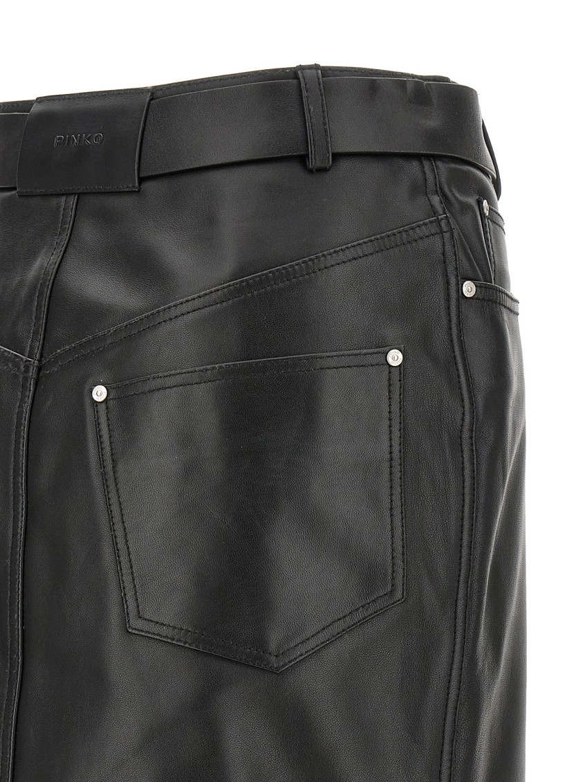 Leather Mini Skirt