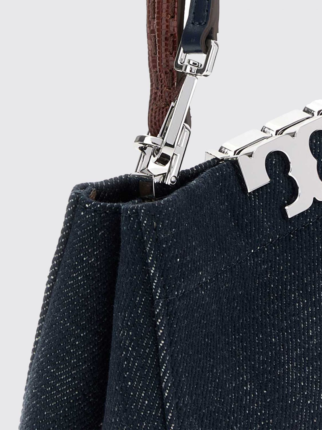 Handbag Woman color Denim