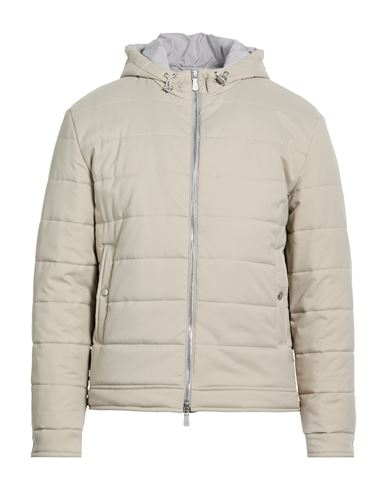 Platinum Man Puffer Beige Size 40 Polyamide