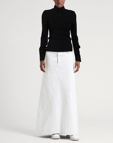 Courrèges Woman Turtleneck Black Size L Viscose, Polyester