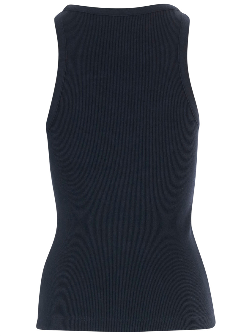 Stretch Cotton Blend Tank Top