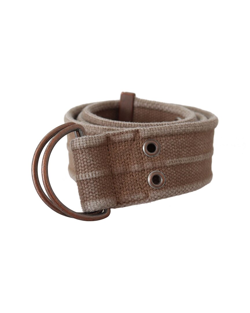 Leather Logo Sling Cintura Buckle Belt
