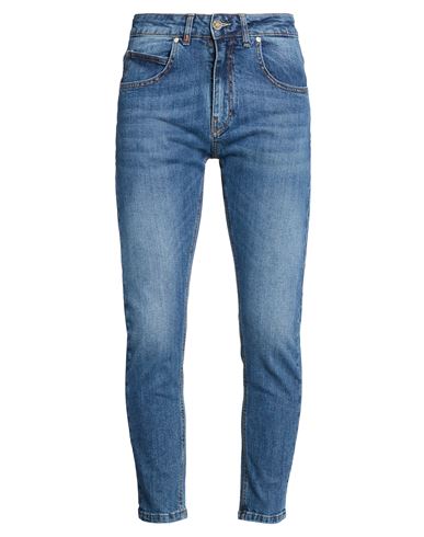 Man Jeans Blue Size 30 Cotton, Elastane