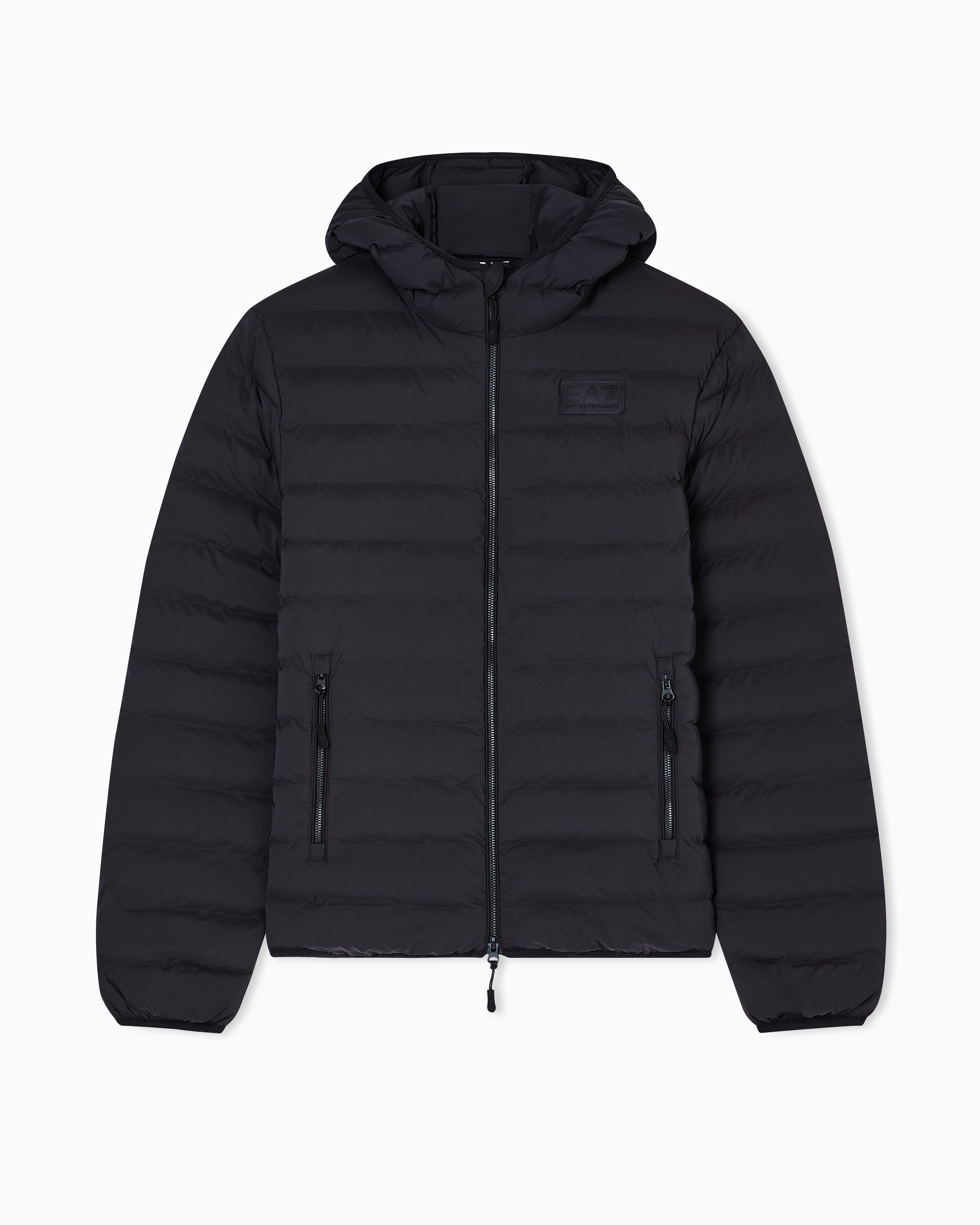 Water-resistant Winter jacket with a fixed hood