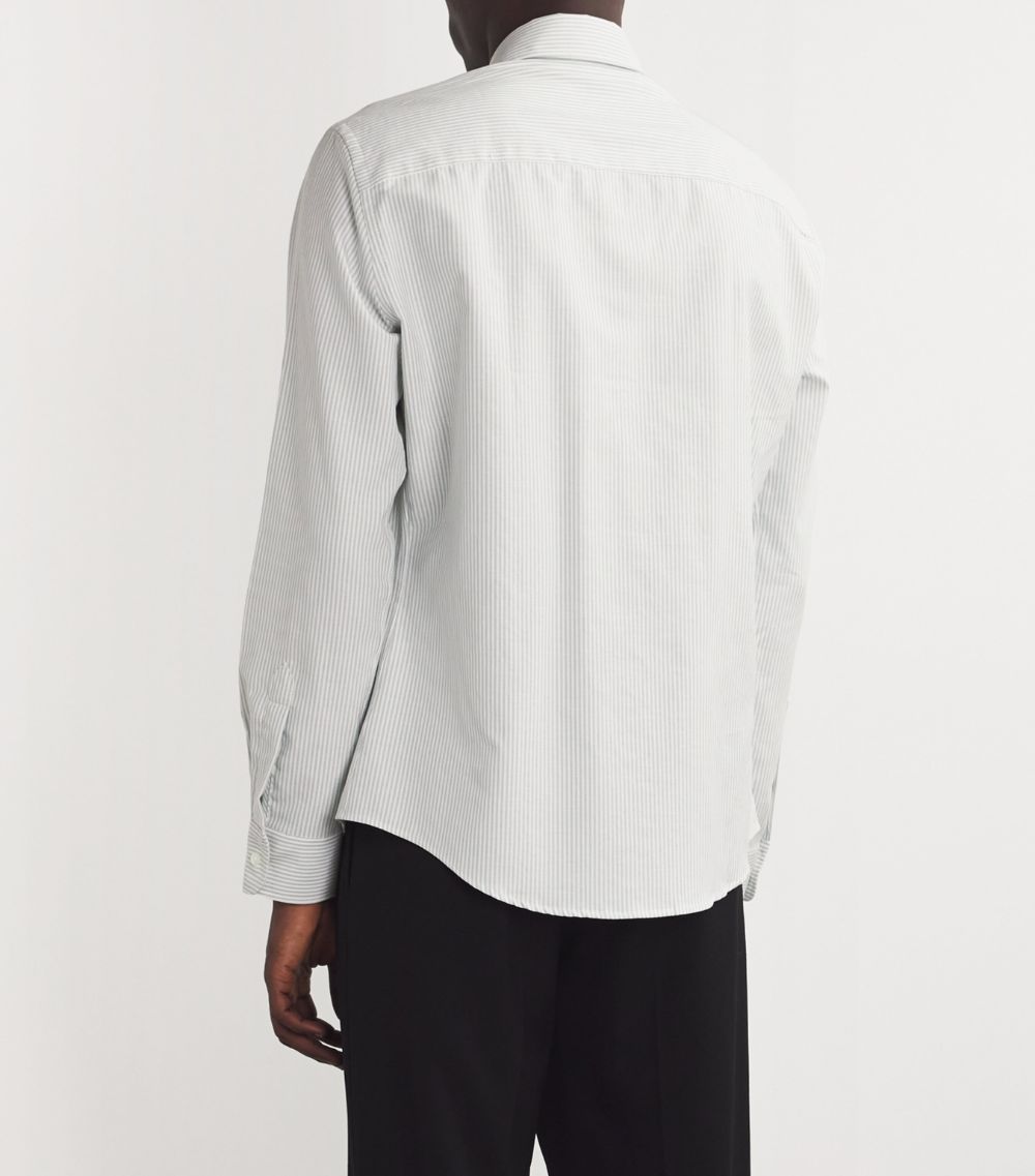 Cotton Striped Oxford Shirt