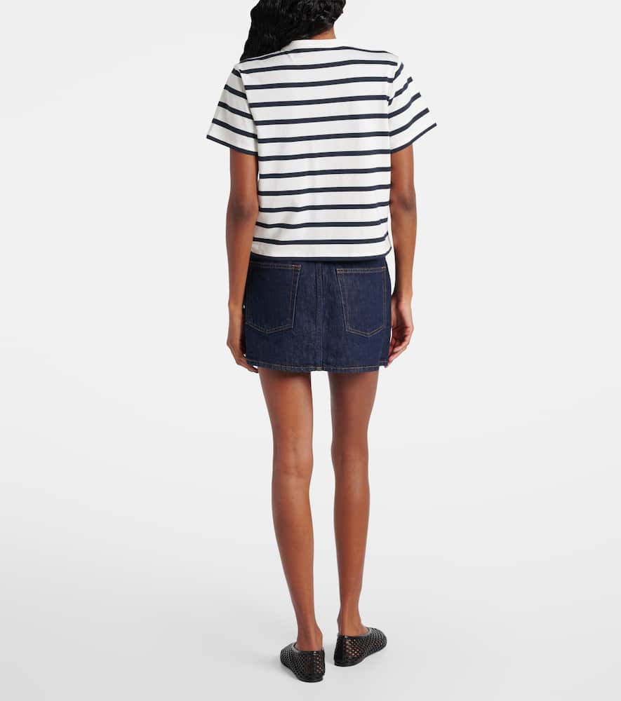 Striped cotton top