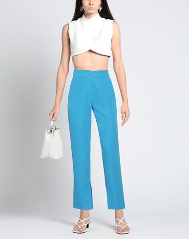 Woman Pants Azure Size XS Polyester, Elastane
