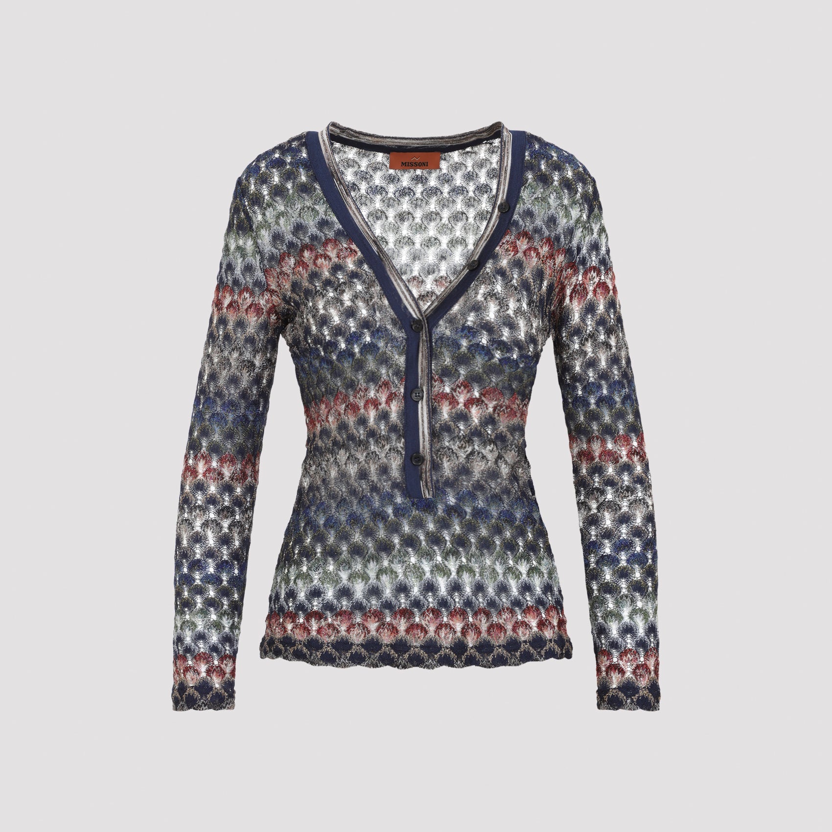 V-Neck Sweater in Viscose Blend
