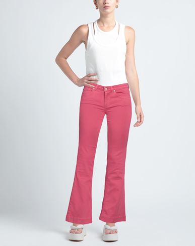 Woman Jeans Fuchsia Size 28 Tencel, Cotton, Polyester, Elastane