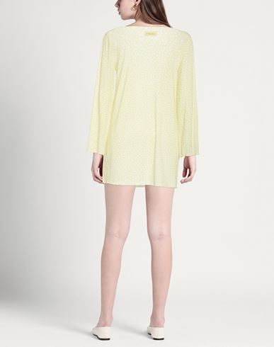 Woman Mini dress Light green Size M Polyamide, Elastane