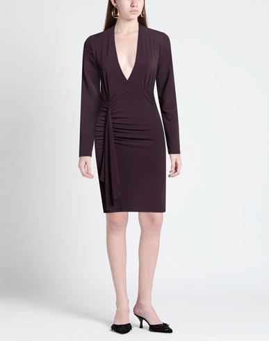 Woman Mini dress Plum Size 2 Acetate, Polyamide, Elastane