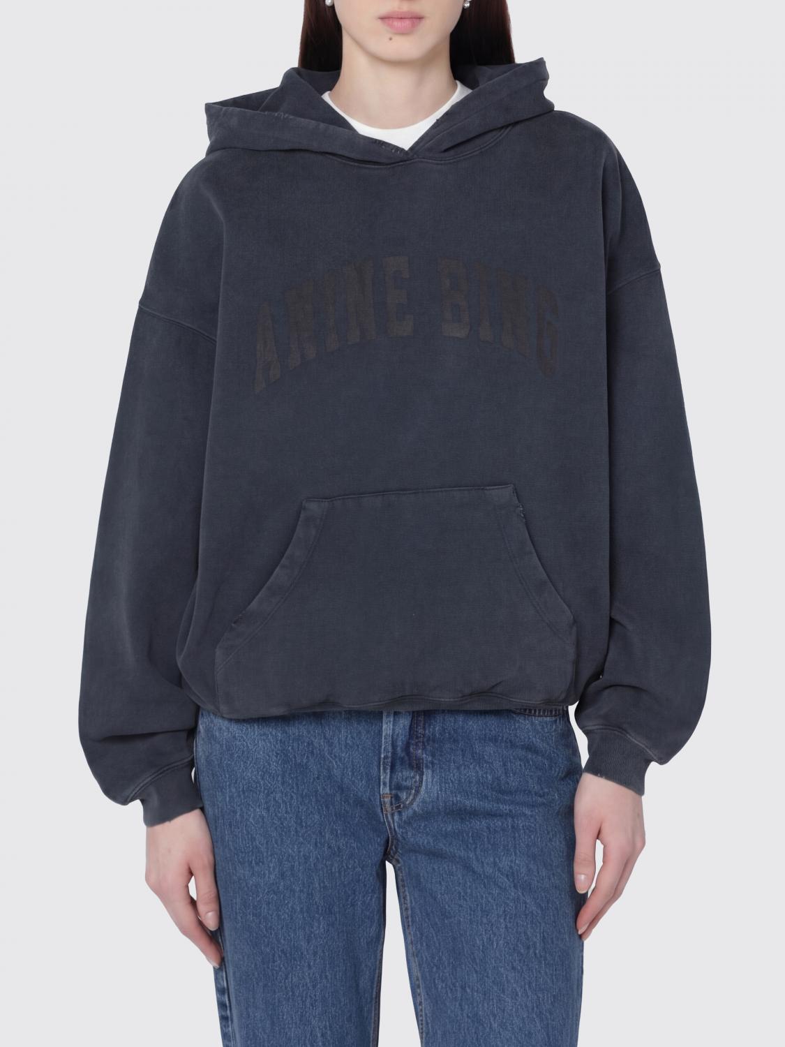 Sweatshirt Woman color Black