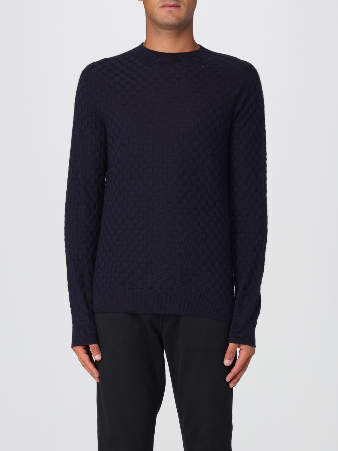 Textured sweater - Black