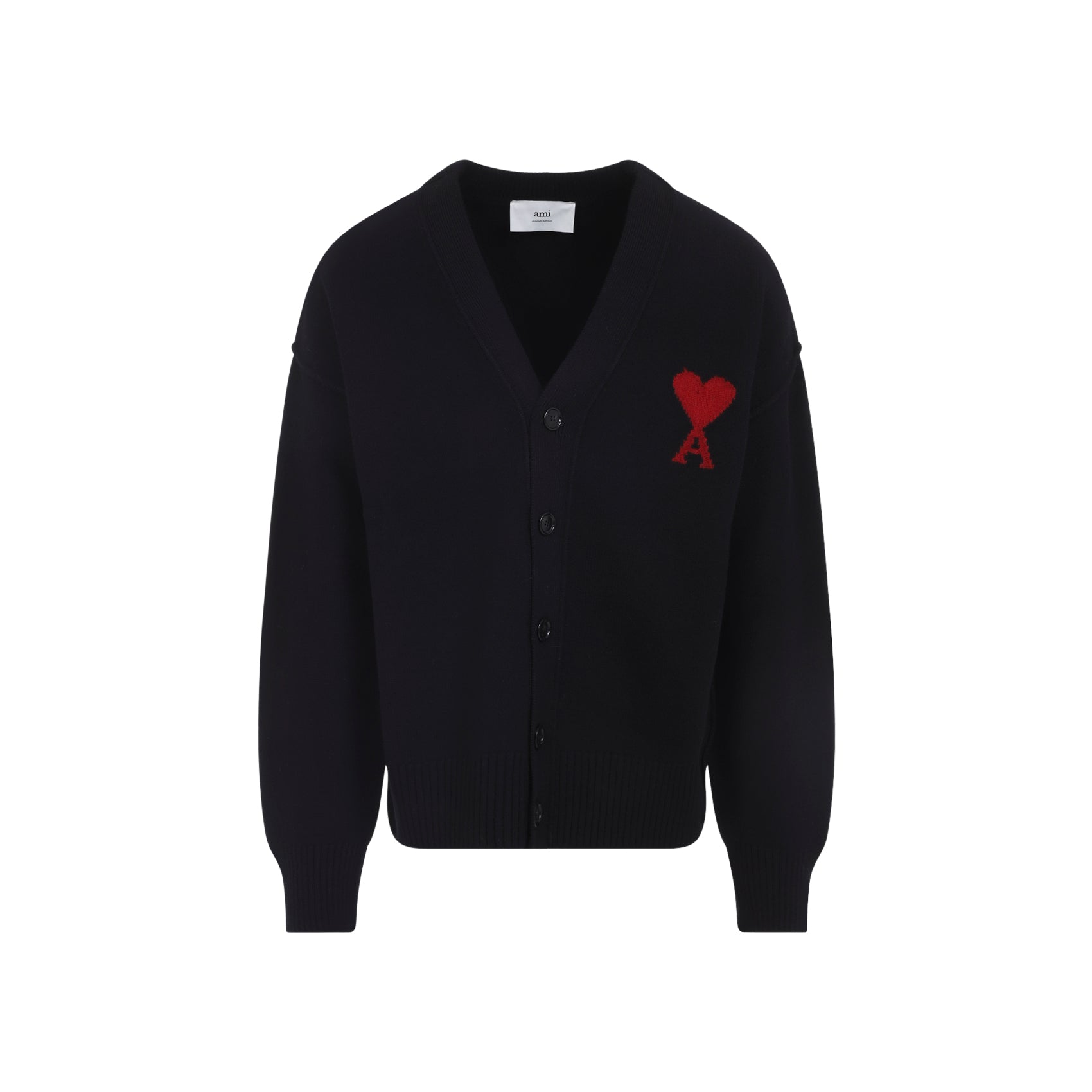 Men's Cardigan with Contrasting Details