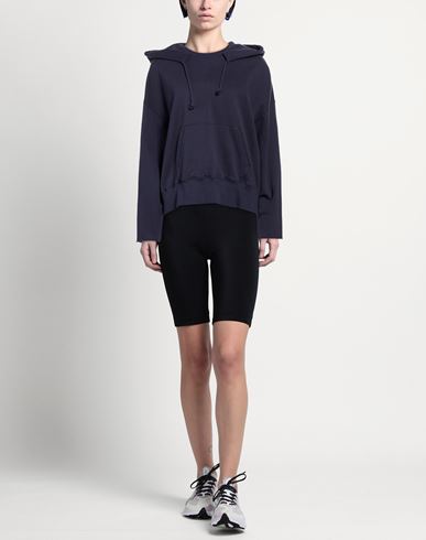 Woman Sweatshirt Blue Size S Cotton