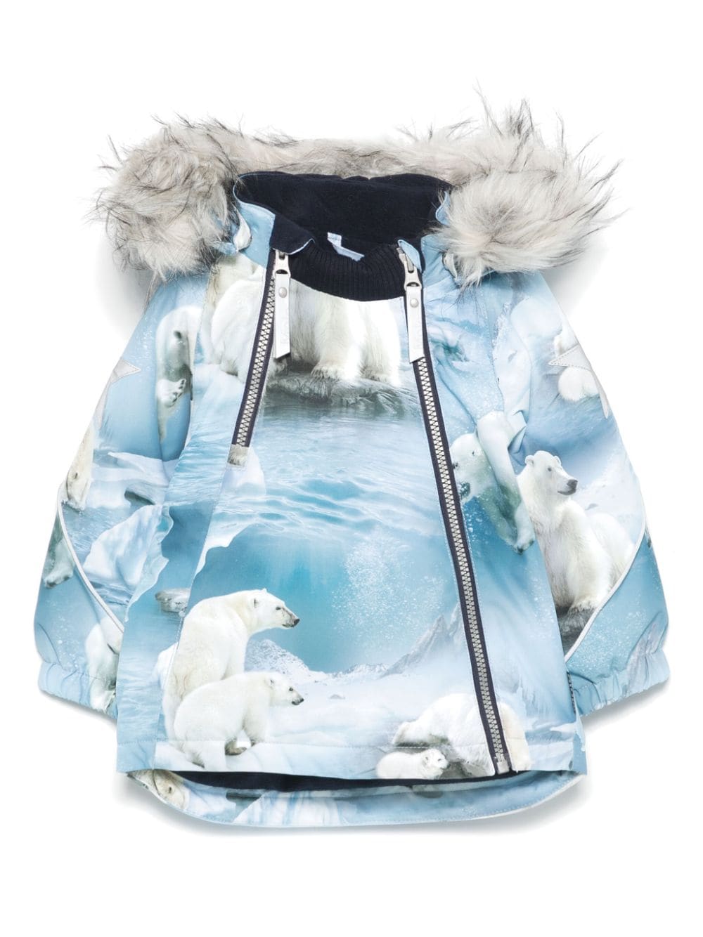 Hopla Fur jacket - Blue
