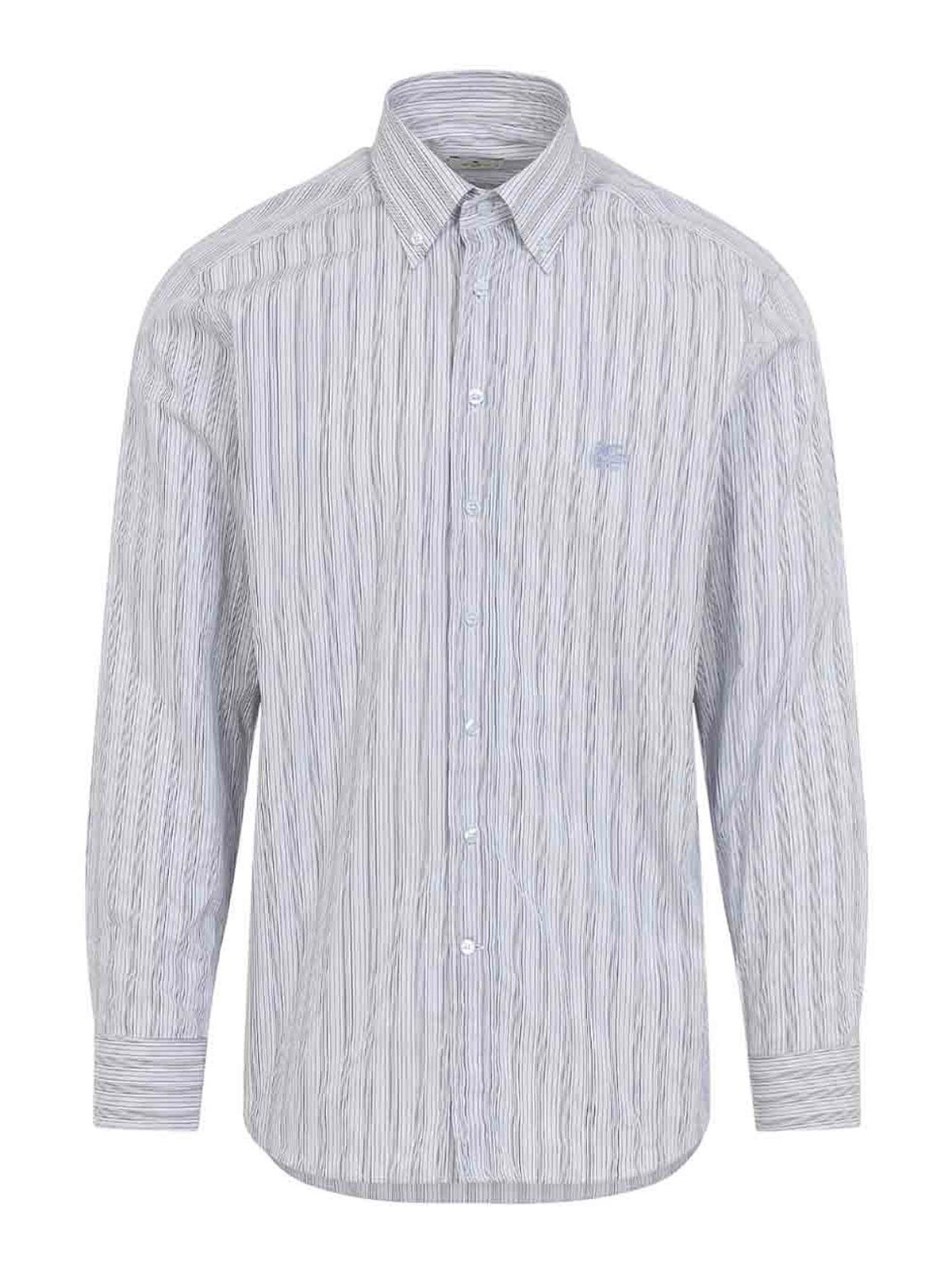 Etro - roma logo shirt button down collar