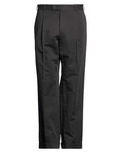 Man Pants Black Size 36 Cotton, Linen