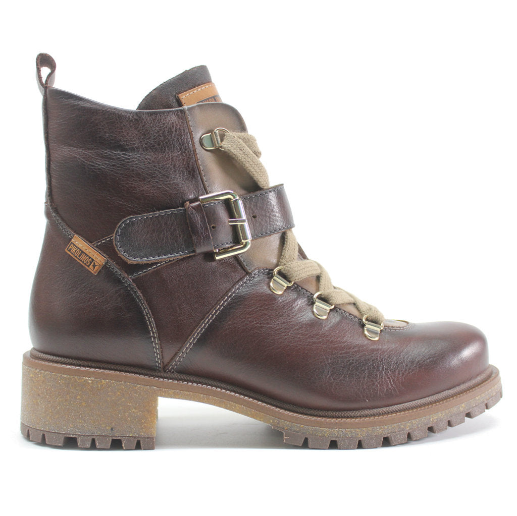 Pikolinos Aspe Calfskin Leather Women's Zip Up Ankle Boots