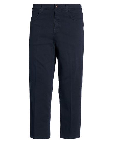 Man Pants Midnight blue Size 30 Cotton, Elastane
