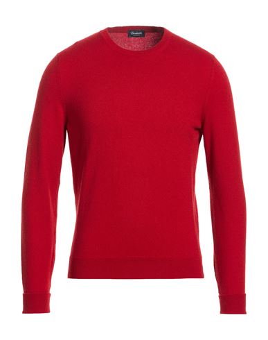 Man Sweater Tomato red Size 40 Cashmere