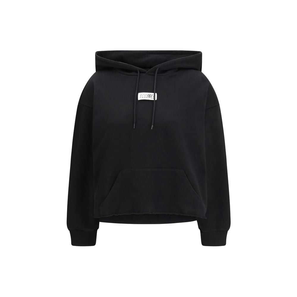 Cotton Brushed Hoodie — Black