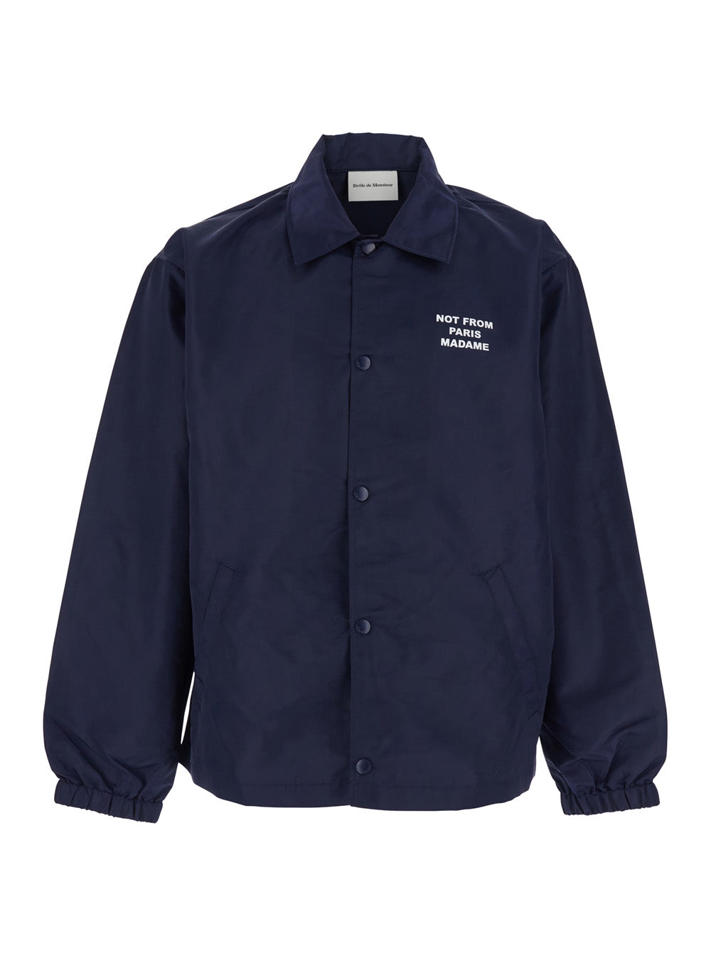 Tech Nylon Jacket — Navy