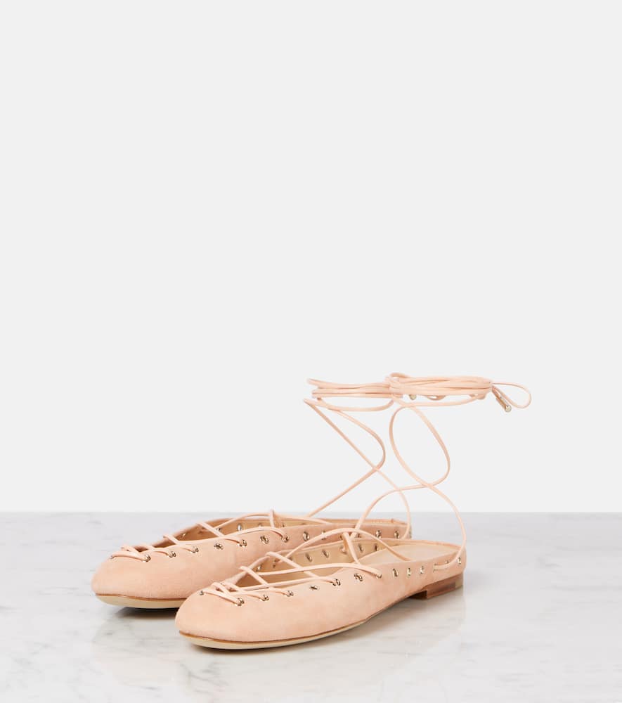 Chloé Ghillies suede flats