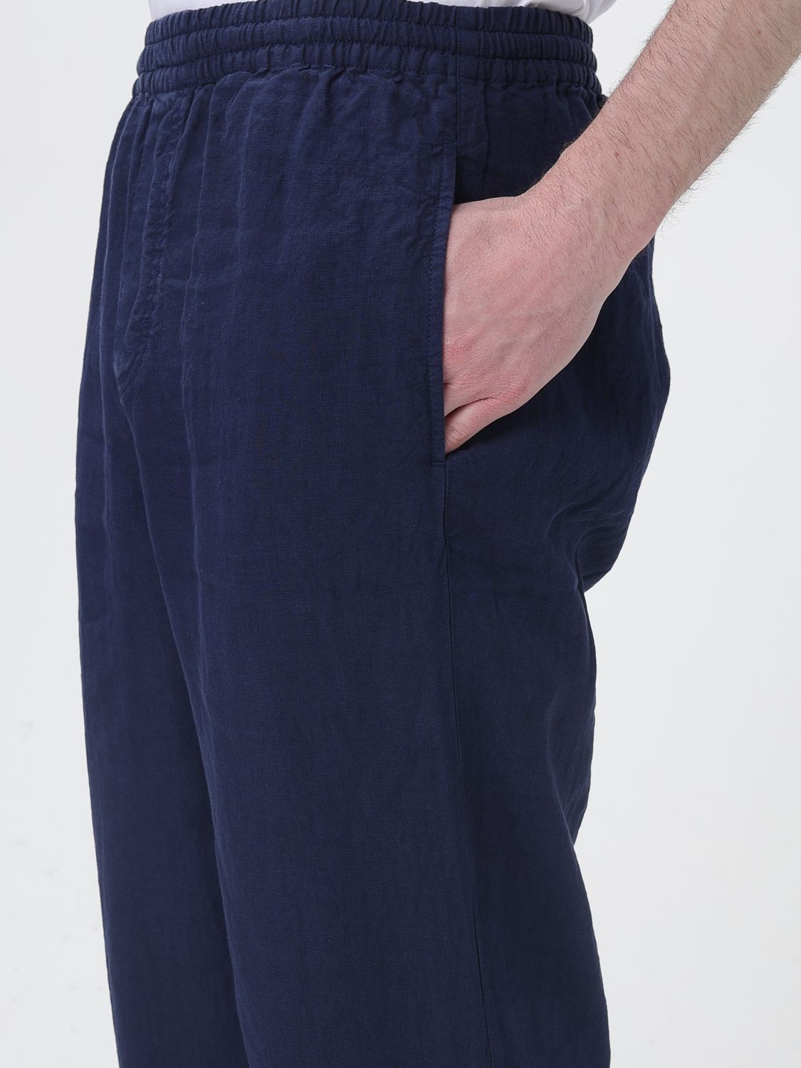 Pants Men color Blue