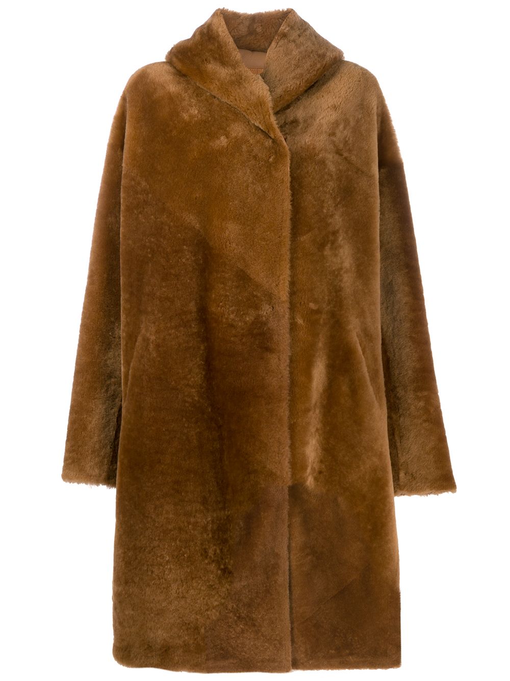 Single breasted coat - Brown